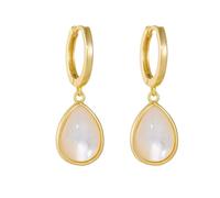 JZWCHQ 925 Orecchini in Argento Sterling, Orecchini a Goccia di lacrima d'oro per Donne, Orecchini pericolosi per Le Navi, Orecchini di abbracci d'Argento di Lusso, Regalo di Gioielli per San