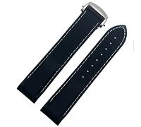 JZWCHQ Banda di orologi in silicone impermeabile per cinghia di orologio in gomma MEIDUS Rudder Undder Strap 22mm