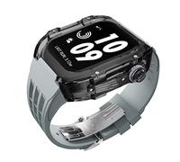 JZWCHQ Braccia di orologi in gomma in gambe chiara ， per banda 44mm 45mm Urban Sports Bracciale ， per IWatch Series S4 S6 SE S7 SPINTURA DI SEMPLICE