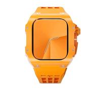 JZWCHQ Braccia di orologi in gomma in gambe chiara ， per banda 44mm 45mm Urban Sports Bracciale ， per IWatch Series S4 S6 SE S7 SPINTURA DI SEMPLICE