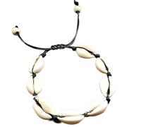 JZWCHQ Bracciale con conchiglie di gioielli - braccialetto artificiale con marcia per donne con guscio di guscio di gioielli di gioielli.