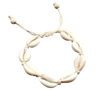 JZWCHQ Bracciale con conchiglie di gioielli - braccialetto artificiale con marcia per donne con guscio di guscio di gioielli di gioielli.