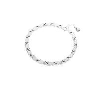 JZWCHQ Braccialetti di gioielli Trendy Minimalista Bracciale Minimalista regolabile in nylon Forte intrecciata a mano alla caviglia del polso unisex intrecciato per uomo cobalto