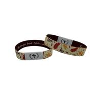 JZWCHQ Braccialetti indossabili di gioielli con versi di ispirazione del braccialetto giornaliero NFC per uomini