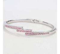 JZWCHQ Braccialetti per donne adottano bracciale cristallino austriaco - Braccialetti a match White (Colore: Rose Red)