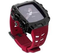 JZWCHQ Case di orologi in lega+banda di orologi in silicone ， per SE 8/7/6/4 45mm 44mm, kit di sostituzione della cinghia di orologio in metallo in metallo rm per uomini donne