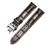 JZWCHQ Casual Watch Bandkkin Leather Business Watch Band Compatible con bande di cinturini da orologi 13，14，15，18，19，20，21mm (rosa nera, 18mm)