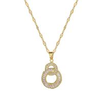 JZWCHQ Catena a Pendente della Collana da Uomo Donne Gioielli Collana Catena delle clavicole per Donne