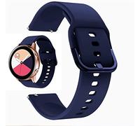 JZWCHQ Cingcio di ricambio in silicone Cinturini da braccio da polsi cingoli per orologi morbidi Classic Smart Woldband Smart Watch Smart per uomini Donne 20mm 22mm (Midnight Blue 22mm)