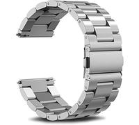 JZWCHQ Cingcio d'oro 18 mm 22mm 20mm Watch universal Watch Acciap in acciaio inossidabile per Galaxy Watch Gear S3 Frontier Classic S2 Bracciale S2 (colore: argento, dimensione: S3 o 22 mm)