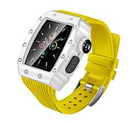 JZWCHQ Cinghia di modifica per kit mod 45 44mm 40mm 41 mm cornice paraurti custodia di lusso elastico iwatch serie 7 se 6 5 4 3 set