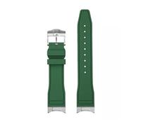 JZWCHQ Cinghia di orologio fluororubber in bocca ad arco compatibile con Tudor Black Bay M79230R M79363N Canda di guardia 20 21mm 22mm FKM Bracciale per uomini (Endinglink-Gold, 22 mm)