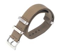JZWCHQ Cinghia di orologio in nylon 20mm 22mm in tessuto sport watchband intrecciato cintura da braccialetto da orologio in nylon (nero, 22 mm)