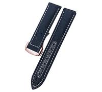 JZWCHQ Cinghia di orologio in tela in tela di nylon da 20 mm per omega 300 AT150 tessuto Aqua Terra 150 blu 21mm 22mm Watchband Filla