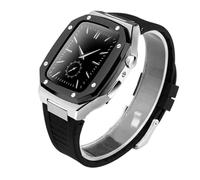 JZWCHQ Cinghia e custodia per orologi in acciaio inossidabile ， per banda in metallo da 44 mm ， per IWatch Series 9 8 7 6 SE 5 4 3 2 1 Correa 38 mm 40 mm sostituita