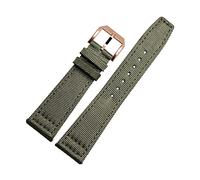 JZWCHQ Cinghie di orologi da 20 mm per pilota IWC Portoghese Portoghese Nylon Canvas Orologi di orologi Green Blue Black Watchbands Braccialetti Braccialetti