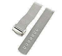 JZWCHQ Cinta di orologi in acciaio inossidabile 316L adatto per seahorse007 20 mm cinghia di orologio in rete pieghevole originale