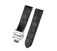 JZWCHQ Cinta di orologio in pelle genuina per santos 100 pelle da 20 mm 23mm