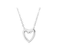 JZWCHQ Collana con ciondolo a forma di cuore, da uomo e da donna, Misura unica, A