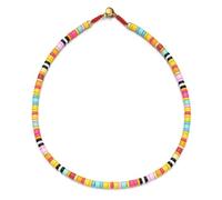 JZWCHQ Collana con Ciondolo Catena Uomo Donna Gioielli Boho Wave Perline Catene in Corda Collare per s