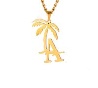 JZWCHQ Collana con Palma da Donna, Argento Sterling 925, Palma Tropicale, Collana da Spiaggia con Albero di Cocco, Ciondolo con Palma, Vocazione alla Spiaggia Hawaiana, Collane con Palma da Donna,