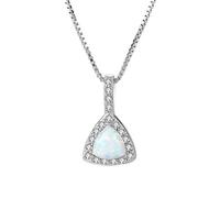 JZWCHQ Collana del pendente del triangolo per le donne del partito squisito del choker tre colori dei monili Made in China, A