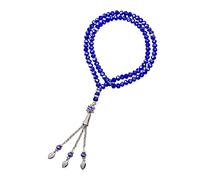 JZWCHQ Collana di personalità di Gioielli, Perle di Preghiera Musulmana, Rosina Rosario Cerimonia di adorazione Islamica Religiosa Eid Ramadan Presente Accessori Prega Gioielli per Ragazze