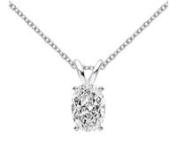 JZWCHQ Collana Estiva da 1ct Coissant Collana Estate per Donne per Donne 925 Sterling Silver Pass Diamond Jewelry