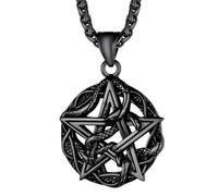 JZWCHQ Collana Serpente Piena d'oro 14k per Donne e Uomini, 925 Collana di Serpente in Argento Sterling Potente misterioso Simbolo Animale Serpente ourooboros retrò cocente di Girocollo Serpente