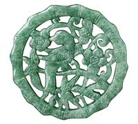 JZWCHQ Collane Feng Shui ricchezza Jadeite gagpie Collana a Ciondolo con crastrino Corda Cristallo Reiki amuleto Fortunato ricchezza di ricchezza brullo Dono di Spiriti malvagi Dono di Ispirazione