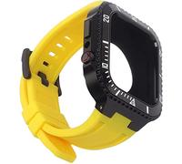 JZWCHQ Custodia di Orologio in Metallo Kit modificato con Banda , per Banda Serie 8 7 45mm , Coperchio in Acciaio Inossidabile+Accessori Set retrofit Cinturino , per Serie 6 5 4 SE