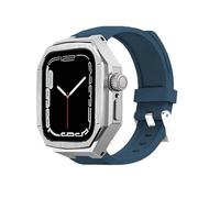 JZWCHQ Custodia in acciaio inossidabile in lega di orologio in metallo in gambo ， per accessori per orologi da orologio in silicone serie di orologi da 42 mm di orologi da 46 mm.
