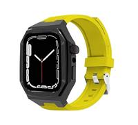 JZWCHQ Custodia in acciaio inossidabile in lega di orologio in metallo in gambo ， per accessori per orologi da orologio in silicone serie di orologi da 42 mm di orologi da 46 mm.