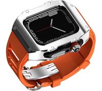 JZWCHQ Elastico da orologio da orologio da 45 mm da 45 mm in acciaio inossidabile ， per la sostituzione Ultra 8 7 6 5 4 SE SERIE ， SPORT CASSE ORDURY CHE METAL CROHZE MOD ACCESSORI MOD MOD MOD