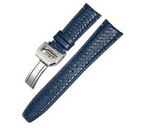 JZWCHQ End Curved Cowhide Woven Watchband 20mm 21mm 22mm Fit per IWC Portugieser Pilots Cintiera di orologio in pelle genuina (colore: 26 mm, dimensione: 20 mm)