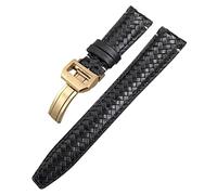 JZWCHQ End Curved Cowhide Woven Watchband 20mm 21mm 22mm Fit per IWC Portugieser Pilots Genuina cinghia di orologio in pelle