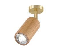 JZWCHQ Faretto da soffitto orientabile a Semi-Incasso, Luce direzionale Rotante a 180°, faretti da soffitto in Legno Apparecchi Moderni per Interni per Ingresso Portico corridoio - Attacco E27