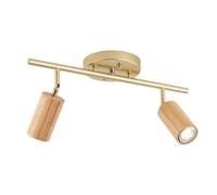 JZWCHQ Faretto da soffitto orientabile a Semi-Incasso, Luce direzionale Rotante a 180°, faretti da soffitto in Legno Apparecchi Moderni per Interni per Ingresso Portico corridoio - Attacco E27