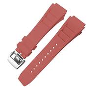 JZWCHQ Fascia d'oro in gomma 20mm 25mm per Richard Spring Bar Silicone Mille Sport Orologio Cingcio Impossibile da braccialetto impermeabile