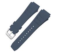 JZWCHQ Fascia d'oro in gomma 20mm 25mm per Richard Spring Bar Silicone Mille Sport Orologio Cingcio Impossibile da braccialetto impermeabile