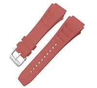 JZWCHQ Fascia d'oro in gomma 20mm 25mm per Richard Spring Bar Silicone Mille Sport Orologio Cingcio Impossibile da braccialetto impermeabile
