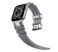 JZWCHQ Fascia d'oro in gomma per banda S10 46 mm S10 42 mm Ultra 49mm 45 mm 44 mm di orologeria in gomma Cingcio impermeabile