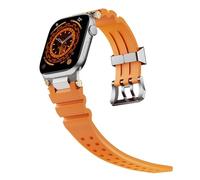 JZWCHQ Fascia d'oro in gomma per banda S10 46 mm S10 42 mm Ultra 49mm 45 mm 44 mm di orologeria in gomma Cingcio impermeabile