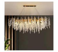 JZWCHQ Filiali di Rami di Lusso LED CRYDALILIR LIMINA A CASA per LA Vivere Decorazioni di Passaggio DECOLAZIONE INCIDE A PENDANTE INFITO INFITE (3 mutevoli, D60CM)