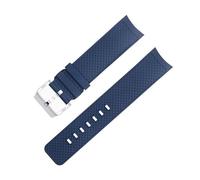 JZWCHQ Fine curva 22 mm a rilascio rapido banda per famiglia con cinturino fluoro in gomma di gomma 2 stili origine cinese