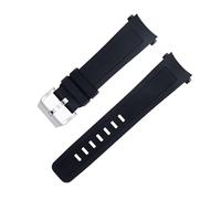 JZWCHQ Fine curva 22 mm Banda di orologi a rilascio rapido per famiglia Fluoro in gomma Fluoro Watchband 2 Styles
