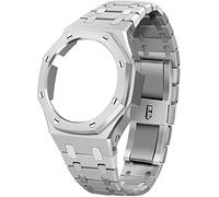 JZWCHQ GA2100 Metal Watch Band Cink BEZEL Sostituzione accessori compatibili con Ga-2100/GA-2111 Orologi per uomini