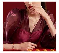 JZWCHQ Gioielli/collane accompagnati da buona Fortuna, Fortuna e Fortuna, Gira Le Cose, collane Leggere di Lusso da Donna, Pendenti da Donna