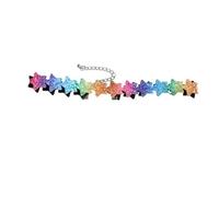 JZWCHQ Gioielli da Donna Y2K Cute Rainbow Heart Stars Butterfly Choker per Le Donne Festa di Compleanno 80s Balli di San Valentino per Il Giorno di Natale Accessori per Gioielli