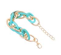 JZWCHQ Gioielli Gioielli Trendy Minimalista Minimalista Acrilico Link Bracciale Spesso Leoparda Stampa leopardo per donne Accessori per accessori per donne a formale